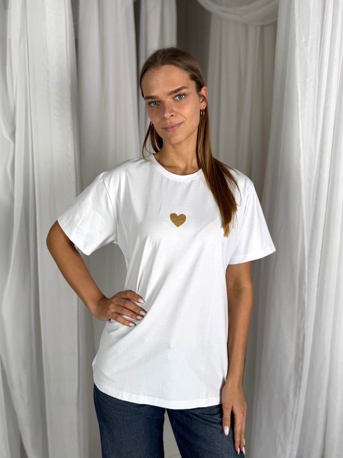 Marškinėliai B-ŠIRDIS Gold