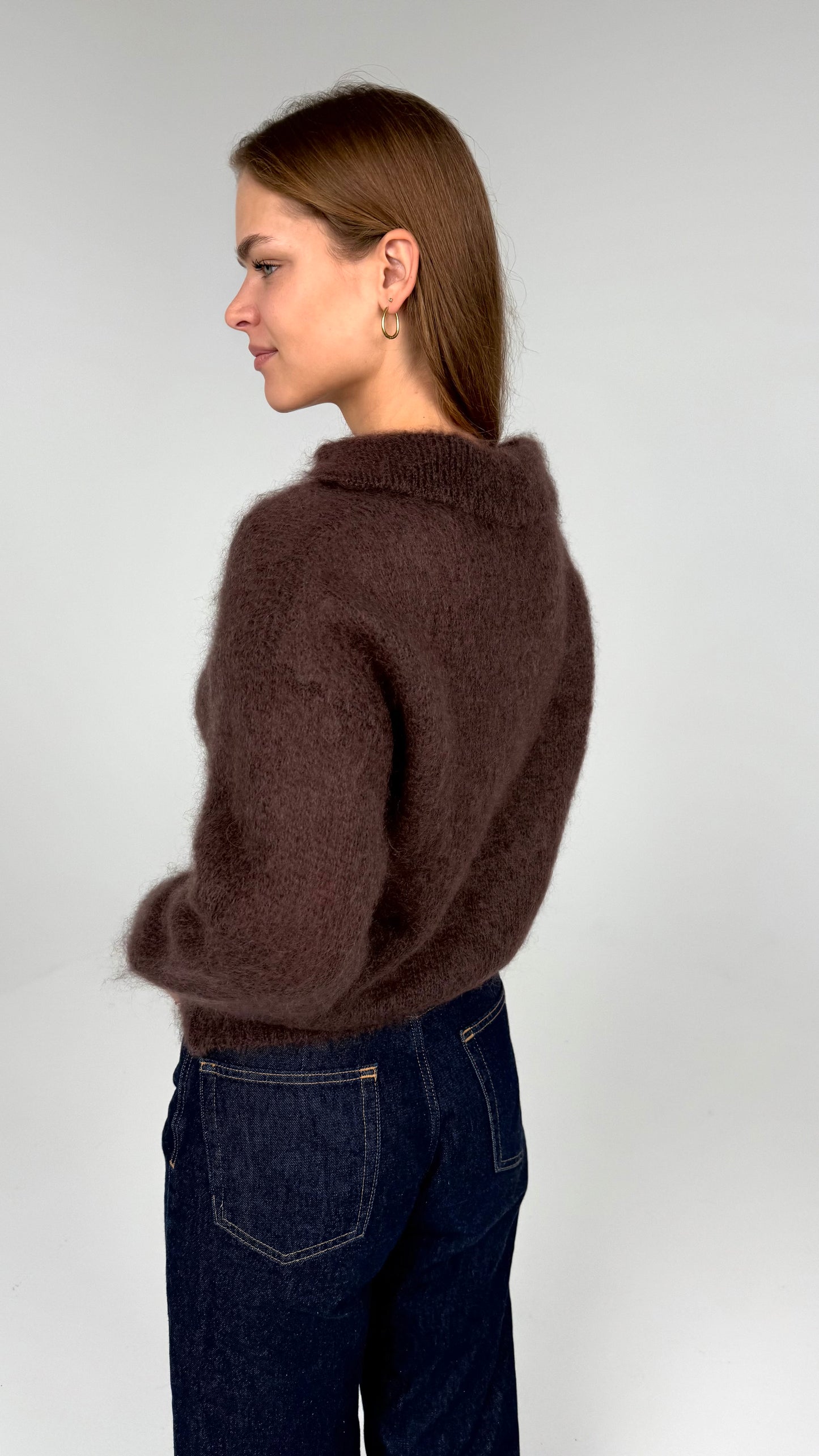 Kid moheros megztukas. Šokoladas