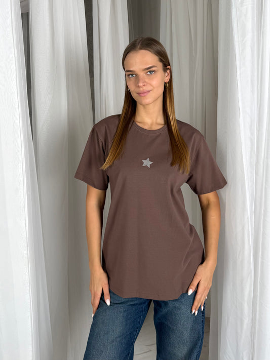 Marškinėliai R-ŽVAIGŽDĖ Silver