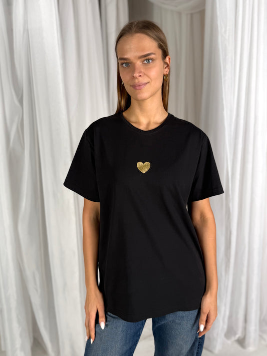 Marškinėliai J-ŠIRDIS Gold