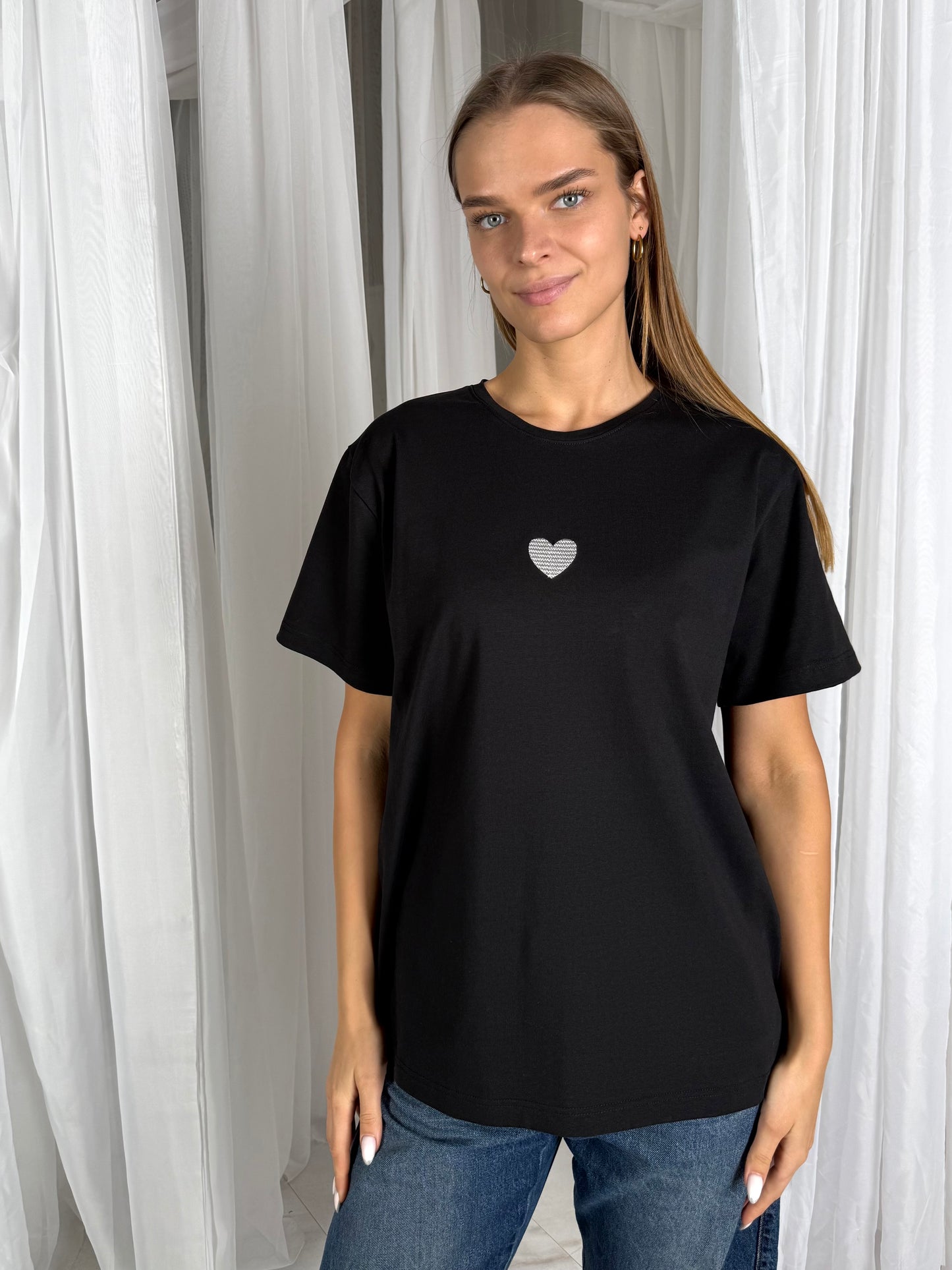 Marškinėliai J-ŠIRDIS Silver