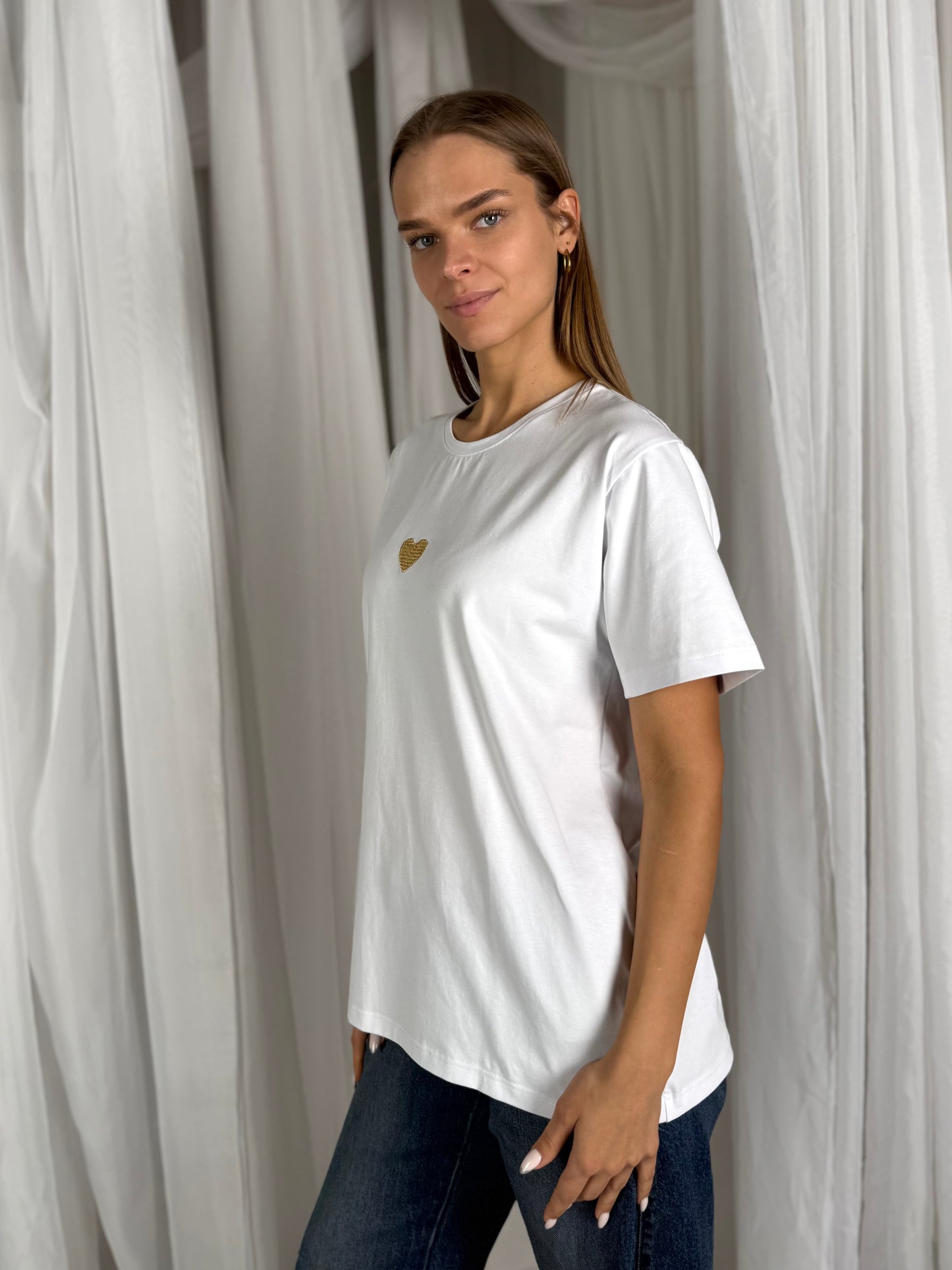 Marškinėliai B-ŠIRDIS Gold