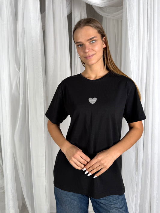 Marškinėliai J-ŠIRDIS Silver