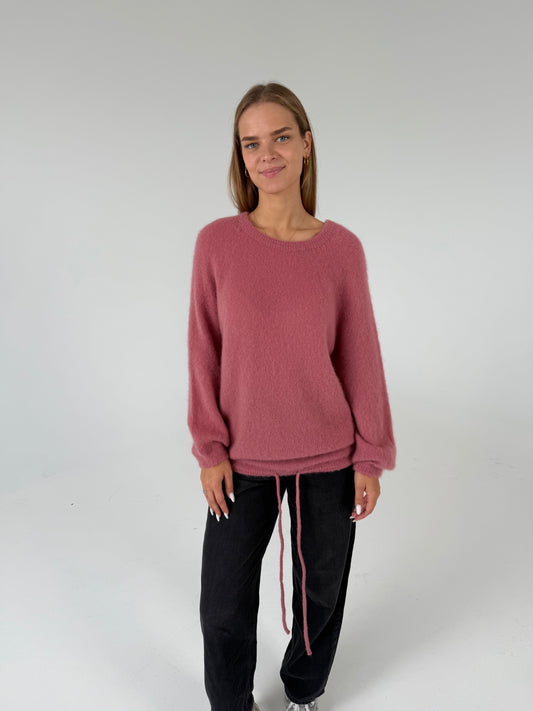 PLUS SIZE. Kid moheros megztukas. Rožinis