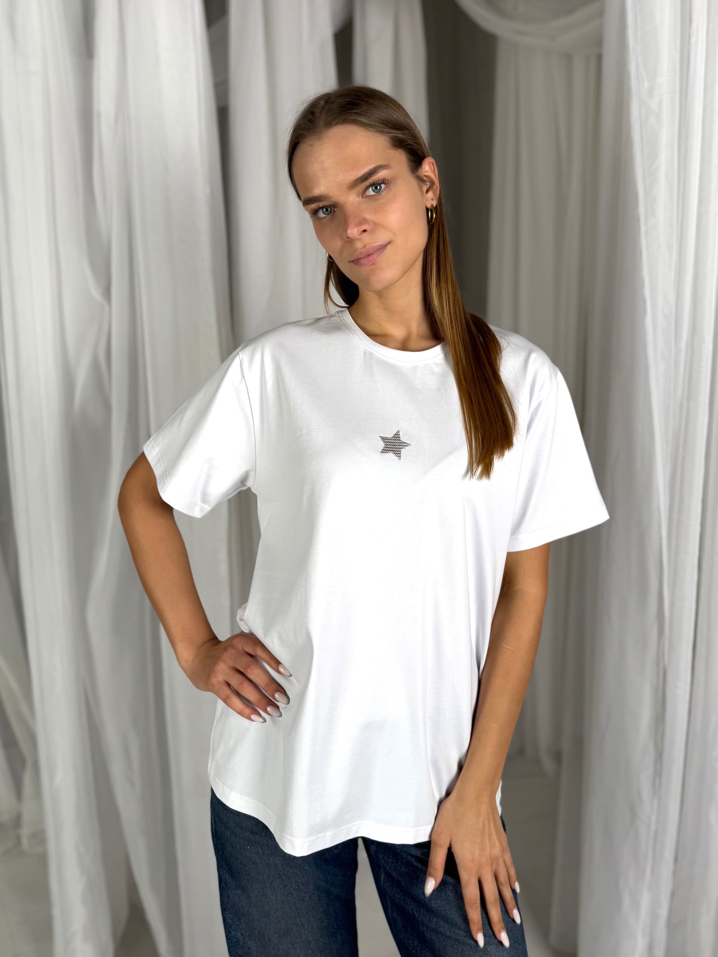 Marškinėliai B-ŽVAIGŽDĖ Silver